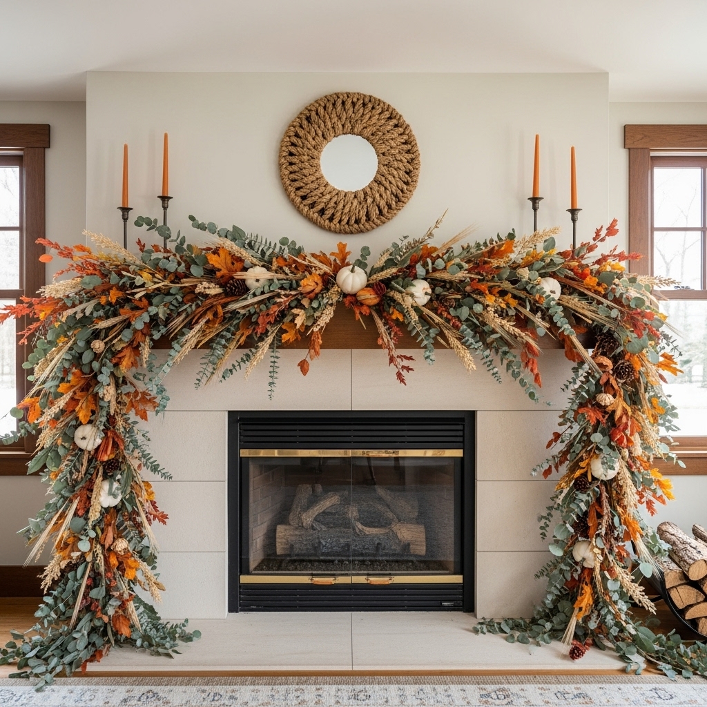 15 Fall Fireplace Decorating Ideas to Create a Cozy, Inviting Hearth