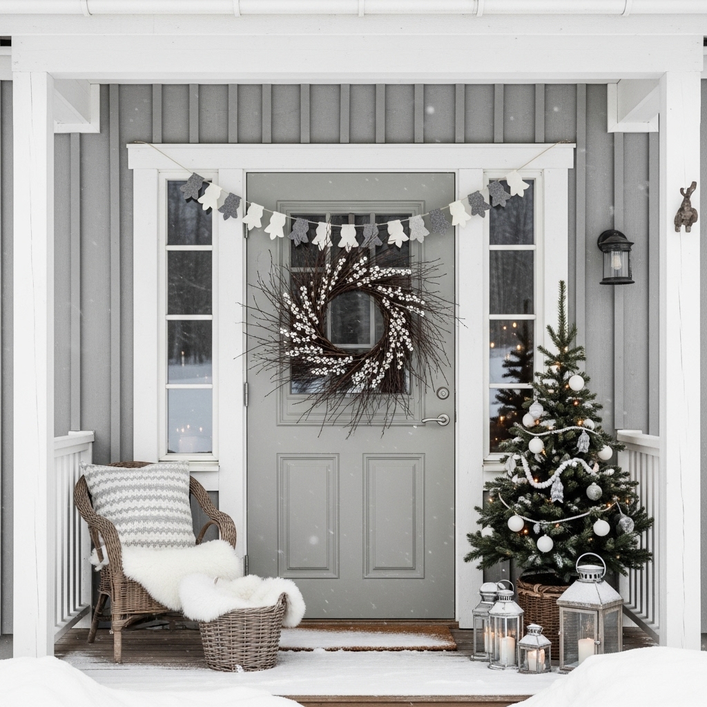 15 Front Porch Christmas Decor Ideas for a Welcoming Holiday Entryway